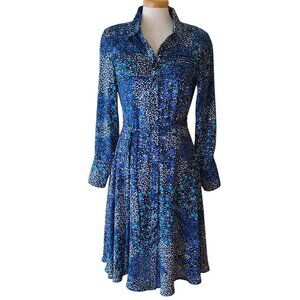 Nanette Lepore Long Sleeve Shirt Dress - Size 10